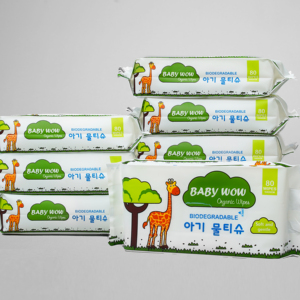 Toallitas húmedas de tela no tejida ecológicas compactas de 80 unidades Baby Wow, toallitas de limpieza perfumadas desechables para uso doméstico - Product Image 5