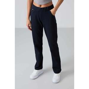 Pantalones Deportivos TOMMYLIFE para Mujer, Azul Marino, Corte Holgado, Estilo Clásico, Bolsillos con Detalle de Piedras - Joggers Cómodos de Mezcla de Algodón - Product Image 2