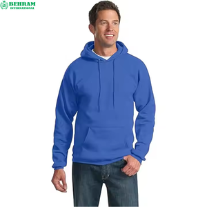 Sweat à capuche streetwear de haute qualité 250g en polaire/coton, coupe classique, décontracté, séchage rapide, respirant, hiver - Product Image 3