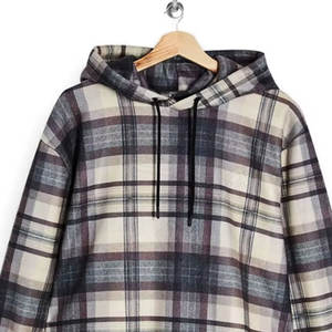 Meilleure vente pulls à capuche pour hommes logo thermique personnalisé tissu en coton écologique solide conception de vêtements de rue saison d'hiver - Product Image 6