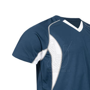 Camiseta de Voleibol Profesional Personalizada 100% Poliéster Sublimada 2025 al por Mayor Lisa Teñida con Logotipo Personalizado en la Parte Delantera Servicio OEM - Product Image 3