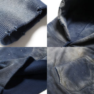 Conception personnalisée hommes survêtement Streetwear acide lavage coton goutte épaule fabricants surdimensionné 400gsm poids lourd pour hommes - Product Image 6