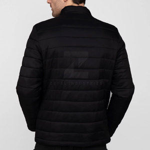 Veste matelassée décontractée pour homme, prix de vente d'usine, hiver, écologique, vente en gros, respirante, confortable, logo personnalisable sur le devant - Product Image 3