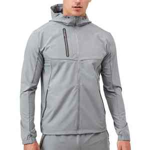 Veste coupe-vent imperméable en nylon pour homme, vêtements de rue, sports de plein air, haute qualité, logo personnalisé - Product Image 1