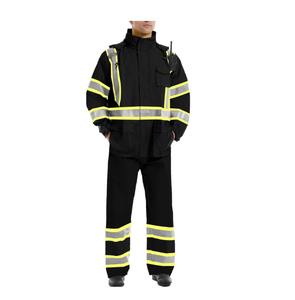 Ensemble veste et pantalon haute visibilité avec logo personnalisé pour hommes Vêtements de travail réfléchissants pour le divertissement sportif Combinaison de travail de sécurité dans la construction Logo personnalisé - Product Image 5
