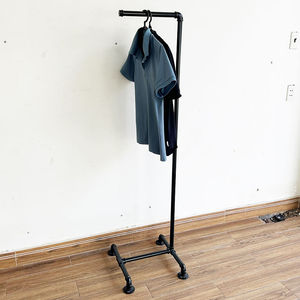 GQA68030 Porte-vêtements sur pied en acier, inspiré des tuyaux d'évacuation, pour armoire et usage commercial - Product Image 3