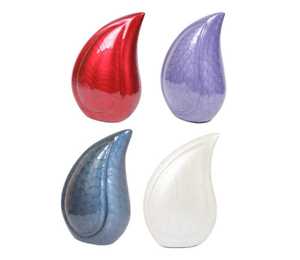 Regalo de Navidad Forma de lágrima Diseño de urnas de cremación Frascos funerarios y urnas conmemorativas para cenizas Nuevo en precio al por mayor de La India - Product Image 1