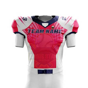 Conjuntos de uniformes de fútbol americano de alta calidad Transpirable Tallas grandes 100% Poliéster Precio competitivo con etiqueta privada - Product Image 3