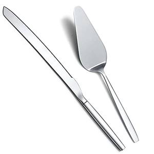 Stainless Steel Metal Round Design Handle Amazing Stainless Steel <b>Gold</b> Plated Cheese Slicer Spreader Set - Product Image 5