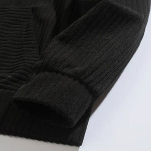 Sweat à capuche tendance Sweat en velours épais Sweat à capuche d'hiver décontracté Street wear Sportswear Sweats à capuche en velours personnalisés - Product Image 3
