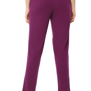 Pantalons pour femmes, style 2025, vêtements décontractés, logo personnalisé, couleur unie, pantalon évasé pour femmes, service personnalisé OEM - Product Image 5