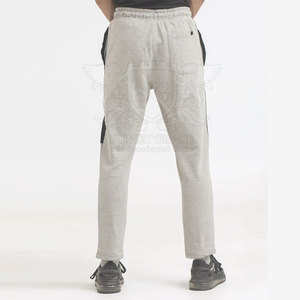 Custom Logo Men's Casual Training <b>Trouser</b> Plus Size Lightweight 100% Cotton Mid Waist Straight Pattern Outdoor Sportswear Quick - Product Image 3