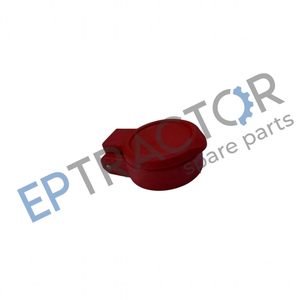 Lot de 6 capuchons anti-poussière rouges pour raccords hydrauliques femelles 1,49 po (38 mm), compatibles avec les raccords hydrauliques de tracteurs - Product Image 4