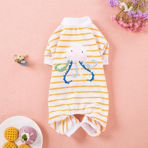 Monos de Algodón con Estampado de Dibujos Animados para Mascotas, Ropa Suave y Cómoda para Perros y Gatos, OEM ODM Disponible - Product Image 4