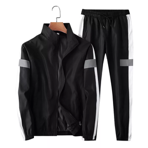 Unisex Winter Solid Anti-static <b>Track</b> <b>Suits</b> Sweatsuit Activewear Casual Fitness Plus Size 100% Cotton - Product Image 4