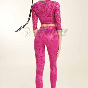 ชุดเต้นพิมพ์ลายเหนียวขนาดเดียวเหมาะสำหรับผู้ใหญ่ที่มีส่วนร่วมในการเต้นรูดเสาเต้นบอลรูมสวมใส่สบายและยืดหยุ่นสูงสุด - Product Image 6