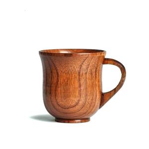 Taza de madera de calidad Taza de madera maciza natural hecha a mano a bajo precio - Product Image 4