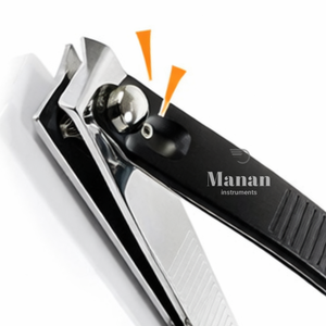 High Quality Heavy Duty Black <b>Nail</b> Clipper Stainless Steel Curved Blade Sharp Finger <b>Nail</b> Cutter Manicure <b>Tool</b> - Product Image 2