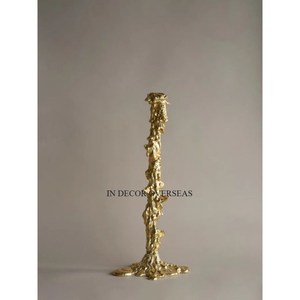 Base de mármol blanco natural 100% para candelabro de metal de alta calidad chapado en oro de alta calidad de la India a un precio impresionante - Product Image 5