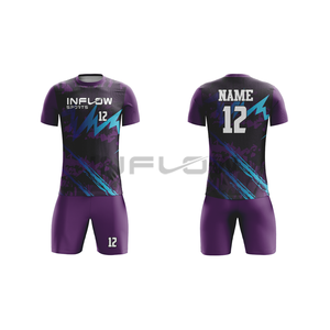 เสื้อฟุตบอลสโมสรเสื้อฟุตบอลเสื้อทีมโลโก้ทีมระบายอากาศเสื้อ100% ผ้าโพลีเอสเตอร์ปรับแต่งได้ - Product Image 6