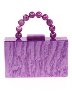 Sac en résine CrystalCarry AmberGlow, sac à main de luxe en résine, sac fourre-tout Aurora en résine, sac à main léger imprimé en typographie, cadeau de remerciement - Product Image 3