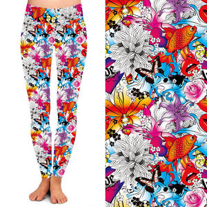 Dernier modèle de Chine nouveau Leggings de yoga serrés à taille haute et imprimé de fleurs Pantalon de yoga de gymnastique en plein air pour femmes - Product Image 6