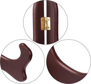 4 Packs de présentoirs en bois Supports de plaques décoratives pour l'affichage de cadres de photos Chevalets (rouge 6 pouces) - Product Image 2