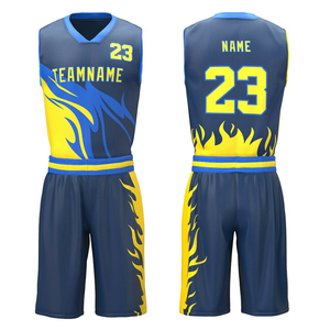 Uniforme de baloncesto transpirable al mejor precio Uniforme de baloncesto Buen material Uniforme de baloncesto de diseño profesional asequible - Product Image 1