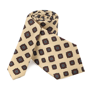 Cravates de luxe pour hommes <span class=keywords><strong>en</strong></span> <span class=keywords><strong>soie</strong></span>, fabricants de cravates, cravates <span class=keywords><strong>en</strong></span> <span class=keywords><strong>soie</strong></span> géométriques imprimées, cravates de luxe pour hommes 2025 - Product Image 2