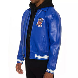 แจ็คเก็ตหนังแท้คุณภาพสูง Avirex แบบสั่งทำพิเศษ ดีไซน์หรูหรา ราคาขายส่งจากโรงงาน - Product Image 3