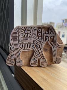 Bloque de Impresión Manual de Madera de Sheesham Tallado a Mano |   Estampado en Bloque Indio para Tela y Manualidades al Mejor Precio - Product Image 5