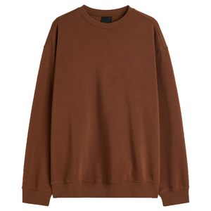 Men's Wholesale Crewneck <b>Sweatshirts</b> Hoodies 100% Cotton Fleece Pullover Regular Fit Winter Casual Eco-Friendly OEM Service - Product Image 4