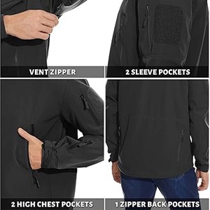 Veste softshell pour homme en matériau léger de haute qualité - Product Image 4
