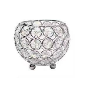 Bougeoir en cristal/centres de table bougeoir en cristal/bougeoir en cristal Décoration intérieure Bougeoirs en verre argenté - Product Image 4