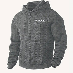 Sudaderas con capucha holgadas y cálidas con diseño de Jersey clásico y bolsillo de canguro para actividades diarias al aire libre Sudaderas con capucha para hombres - Product Image 2