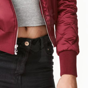2025 Top Trendy New Arrival Comfortable <b>Women</b> <b>Bomber</b> <b>Jacket</b> Durable Material With Casual Style Great For Daily Use - Product Image 4