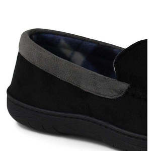 Mocassins vintage pour hommes de taille moyenne, résistants aux intempéries et imperméables, chaussures noires - Product Image 2