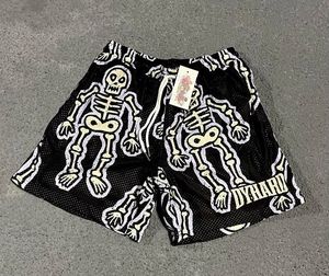 Custom Logo Summer Streetwear Sports Workout <b>Quick</b> <b>Dry</b> Running Jogger Blank <b>Men</b> Vintage Basketball Mesh <b>Shorts</b> With Drawstring - Product Image 3