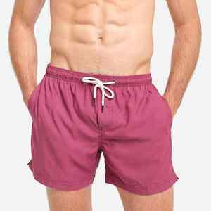 Pantalones cortos de gimnasio para hombre con Cintura elástica de alta calidad, estilo informal, el mejor Material con estampado Digital OEM, patrón sólido teñido liso - Product Image 1