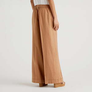 กางเกงคาร์โก้2025ทรงหลวมขาบานหน้าแบนทำจากโพลีเอสเตอร์100% โลโก้ได้ตามต้องการสินค้าออกใหม่ - Product Image 2