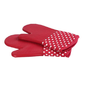 Vente en gros de gants de cuisine 100% en coton biologique, isolation écologique à haute température, certificat GOTS pour le barbecue à domicile - Product Image 3