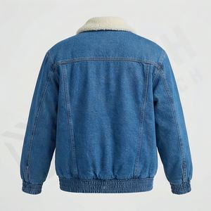 Veste en jean pour femme d'hiver, respirante, en coton écologique, style décontracté, qualité supérieure, jean court, manches longues, couleur personnalisée - Product Image 2