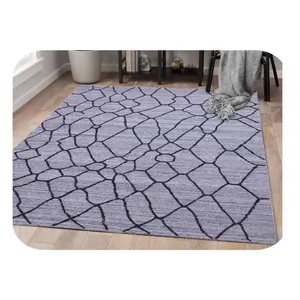 Proveedor indio de la más alta calidad 100% algodón Material hecho a mano bordado interior tejido alfombras para la venta a buen precio