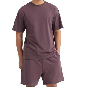 Shorts pour hommes à taille mi-haute avec cordon de serrage, décontractés d'été, grande taille, imperméables, extensibles dans les 4 sens, respirants, pour l'extérieur - Product Image 1