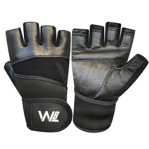 Gants de musculation respirants pour l'entraînement, service OEM, fabrication sur mesure, gants de musculation en cuir véritable - Product Image 2