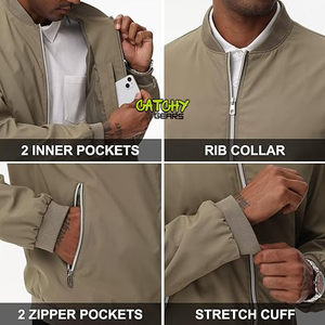 Veste Softshell Décontractée pour Homme Dernier Style Offre Spéciale Polyester Imperméable Fermeture Éclair Vêtements de Plein Air Soft Shell - Product Image 6