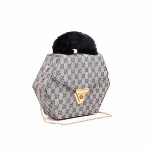 Noir P56010 Casual Cross Body Sac à bandoulière Design Vintage à la mode avec fermeture à glissière Portable et étanche - Product Image 2