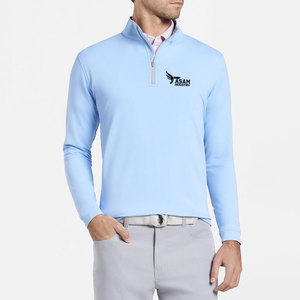 Sweat-shirts à fermeture éclair quart de tour coupe régulière pour hommes, coupe-vent, avec impression personnalisée, OEM - Product Image 1