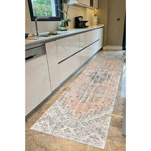 Tapis imprimé personnalisé : Tapis d'appoint bohème antidérapant, tapis fin non tissé - Product Image 1