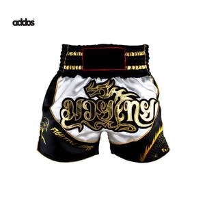 Vente en gros de shorts thaïlandais en satin de haute qualité personnalisés MMA Muai vêtements de boxe en coton de haute qualité pour hommes et femmes avec service OEM - Product Image 4